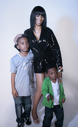 Miasha Coleman and her sons The Rich Boys